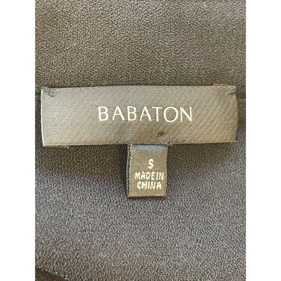 Babaton dress black classic elegant wear loose or with belt  pockets - Picture 9 of 11